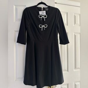 Kate Spade NWT M perfect holiday black dress